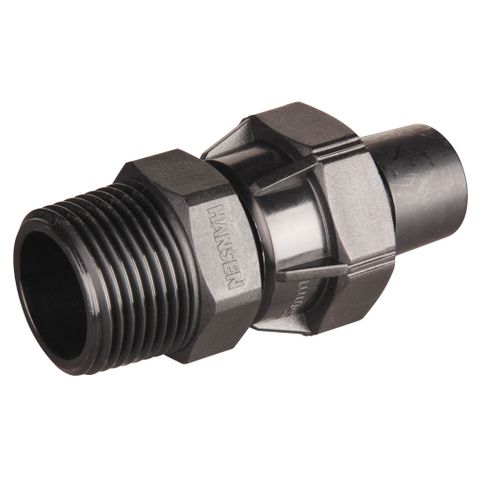 HANSEN MALE STRAIGHT 15MM