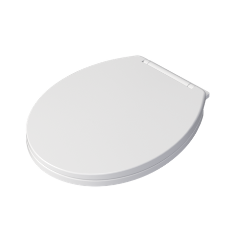 ORIGIN CC DOUBLE FLAP TOILET SEAT WHITE