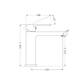 NERO CELIA BASIN MIXER CHROME