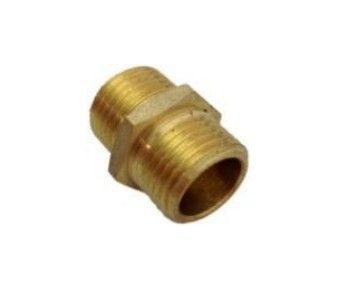 BRASS HEX NIPPLE 20MM