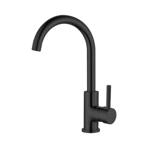 NERO DOLCE KITCHEN MIXER GOOSENECK AP MATTE BLACK