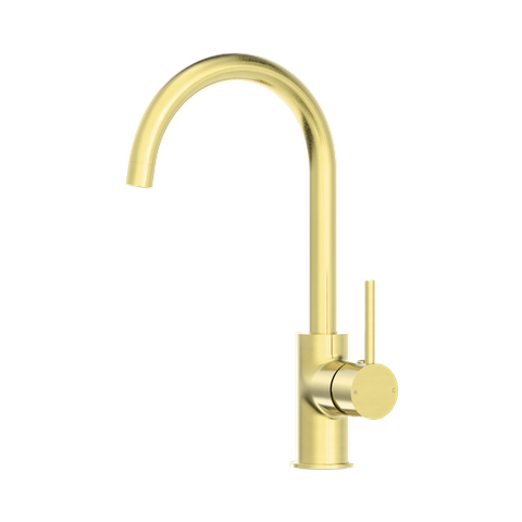 NERO DOLCE KITCHEN MIXER GOOSENECK AP BRUSHED GOLD