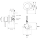 VODA STORM VORTEX ULTRA SHOWER MIXER BRUSHED GUNMETAL