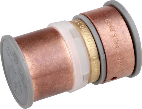SECURAONE TRANSITION COUPLING 25MMX28MM PB