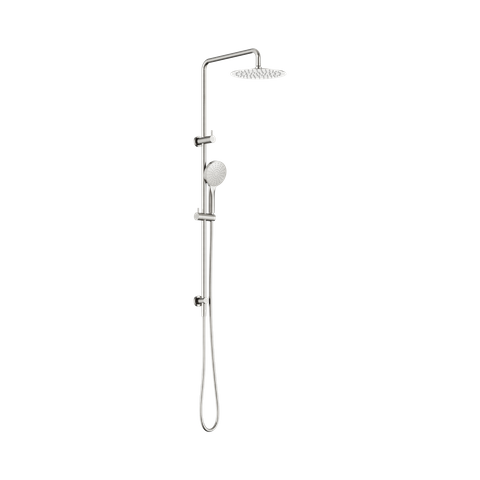 NERO DOLCE II TWIN SHOWER BRUSHED NICKEL