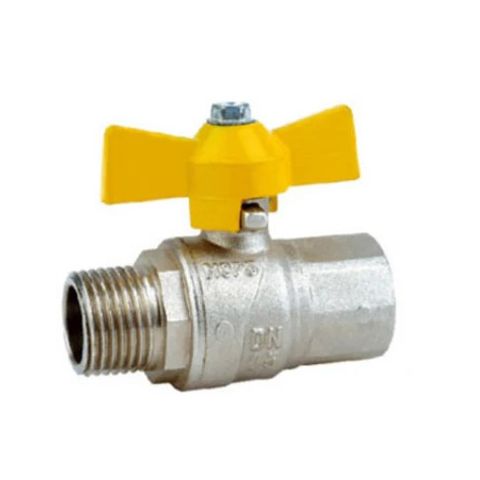 GAS BALL VALVE T HANDLE M&F 15MM